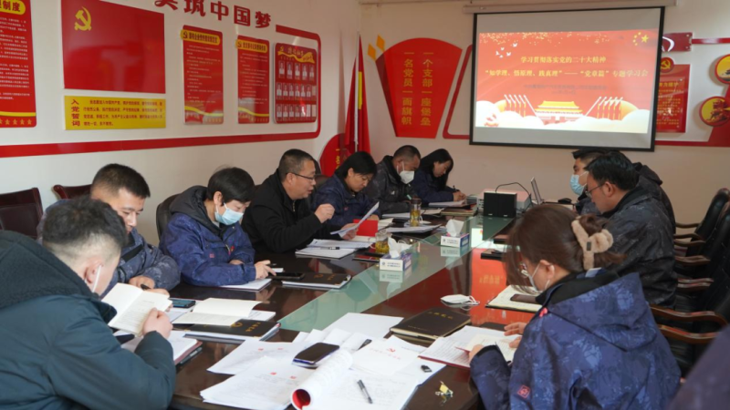 物產(chǎn)汽貿(mào)黨支部召開“知學理、悟原理、踐真理” ——黨章篇”專題學習會